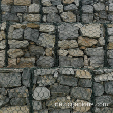 Defensive Barrieren grünes PVC Gabion Drahtgitter